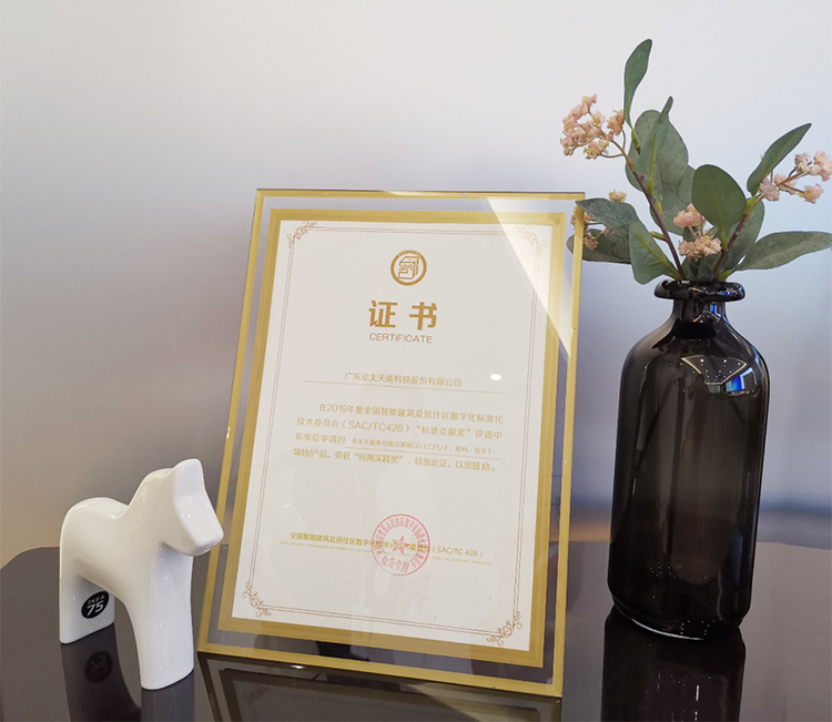 全國智標(biāo)委2019標(biāo)準(zhǔn)貢獻(xiàn)獎-應(yīng)用實(shí)踐獎 全國智標(biāo)委2019標(biāo)準(zhǔn)貢獻(xiàn)獎-應(yīng)用實(shí)踐獎